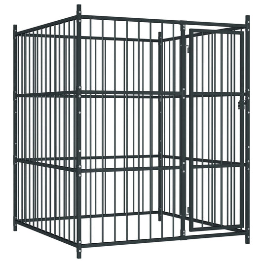 Outdoor Dog Kennel 150x150x185 cm