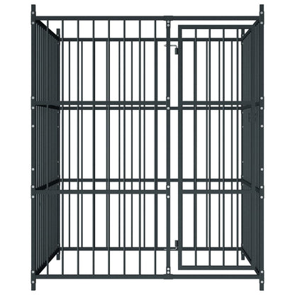 Outdoor Dog Kennel 150x150x185 cm
