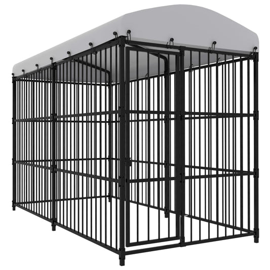 Outdoor Dog Kennel with Roof 300x150x210 cm