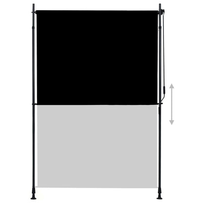 Outdoor Roller Blind 150x270 cm Anthracite
