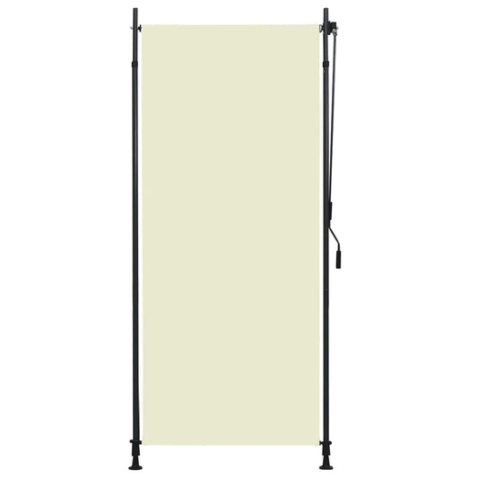 Outdoor Roller Blind 100x270 cm Cream