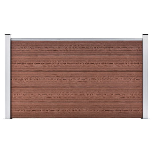 Garden Fence WPC 180x105 cm Brown