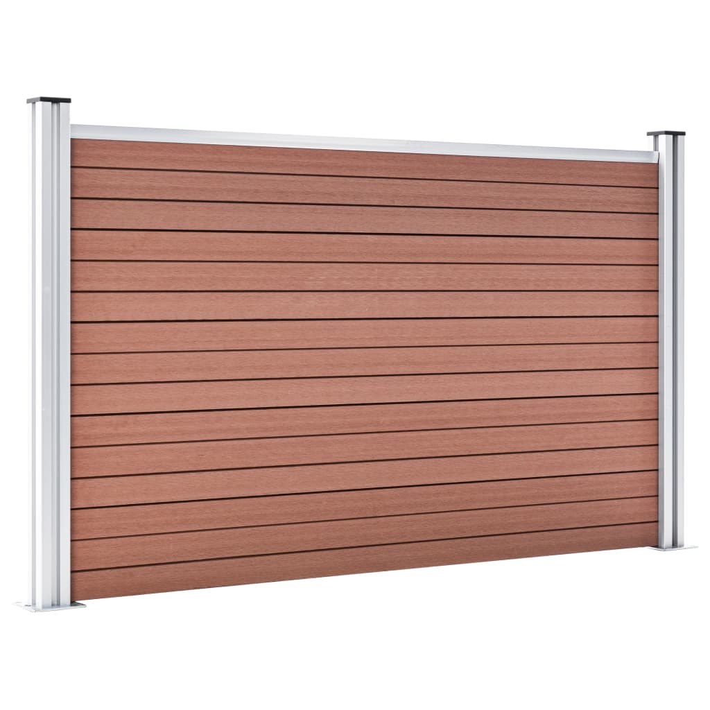 Garden Fence WPC 180x105 cm Brown