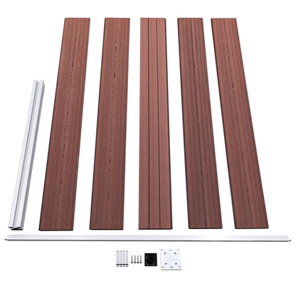 Garden Fence WPC 175x105 cm Brown