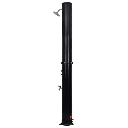 Outdoor Solar Shower with Shower Head and Faucet 40 L