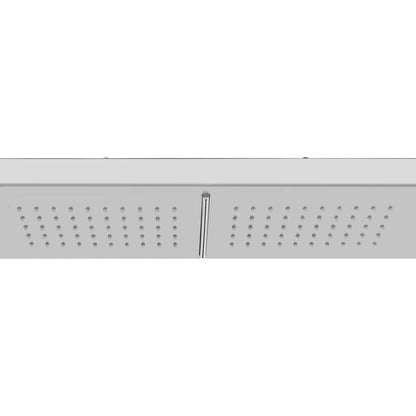 Outdoor Shower with Tray WPC Stainless Steel
