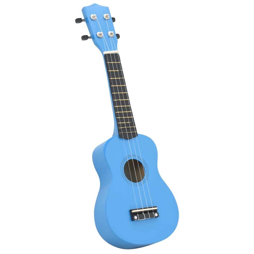 Soprano Ukulele Set with Bag for Kids Baby Blue 21"