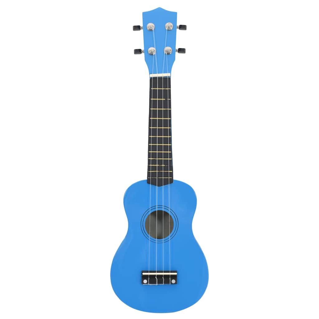 Soprano Ukulele Set with Bag for Kids Baby Blue 21"