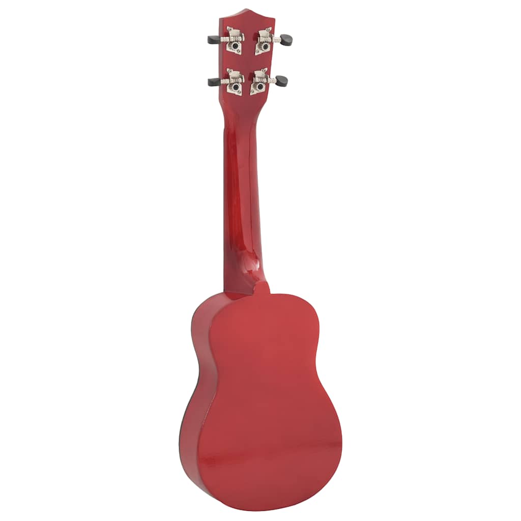 Soprano Ukulele Set with Bag for Kids Light Wood 23"
