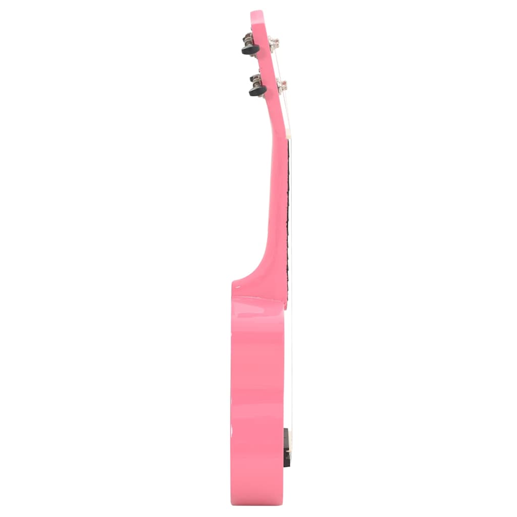 Soprano Ukulele Set with Bag for Kids Pink 23"