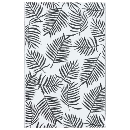 Outdoor Carpet ARAKIL White and Black 80x150 cm PP
