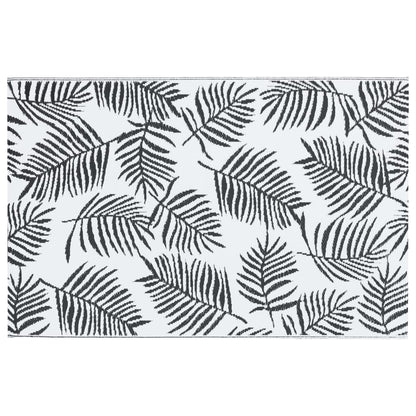 Outdoor Carpet ARAKIL White and Black 80x150 cm PP