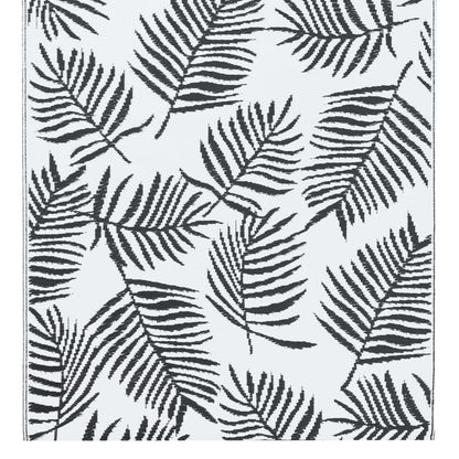 Outdoor Carpet ARAKIL White and Black 80x150 cm PP