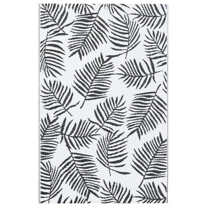 Outdoor Carpet ARAKIL White and Black 120x180 cm PP
