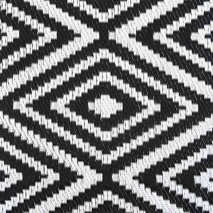 Outdoor Carpet ARAKIL White and Black 190x290 cm PP