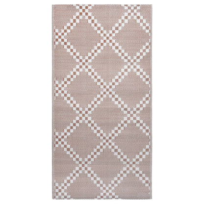 Outdoor Carpet ARAKIL Brown 80x150 cm PP
