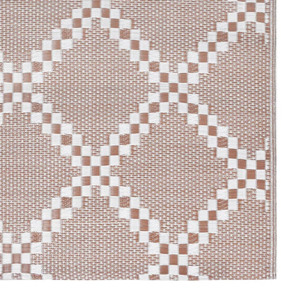 Outdoor Carpet ARAKIL Brown 120x180 cm PP