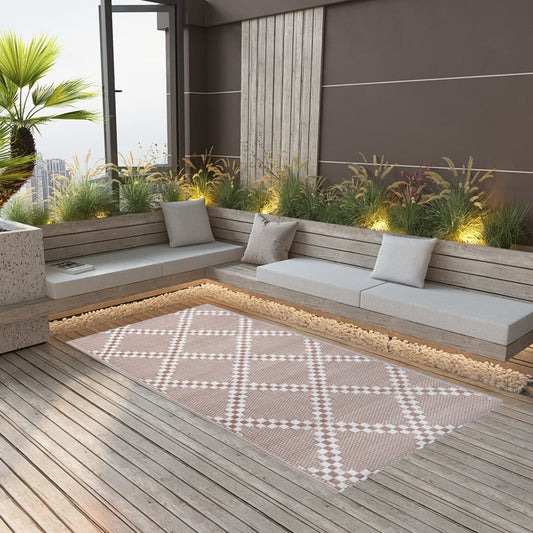 Outdoor Carpet ARAKIL Brown 190x290 cm PP