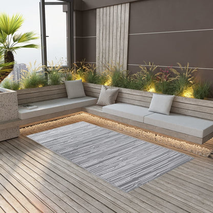Outdoor Carpet ARAKIL Grey 190x290 cm PP