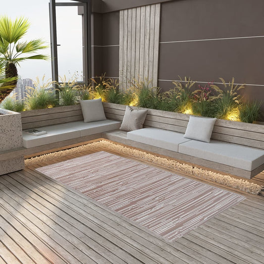 Outdoor Carpet ARAKIL Brown 80x150 cm PP