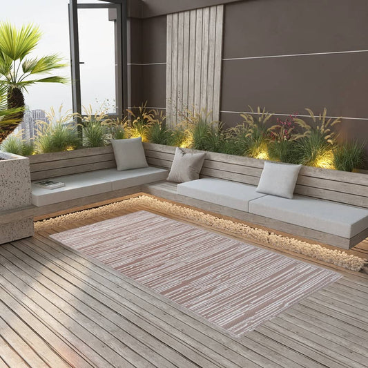Outdoor Carpet ARAKIL Brown 160x230 cm PP