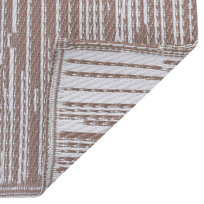 Outdoor Carpet ARAKIL Brown 190x290 cm PP