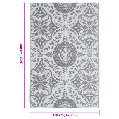 Outdoor Carpet ARAKIL Light Grey 120x180 cm PP