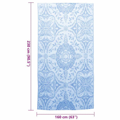 Outdoor Carpet ARAKIL Baby Blue 160x230 cm PP