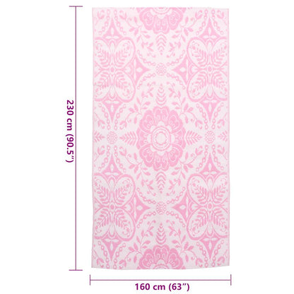 Outdoor Carpet ARAKIL Pink 120x180 cm PP