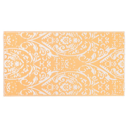 Outdoor Carpet ARAKIL Orange and White 160x230 cm PP