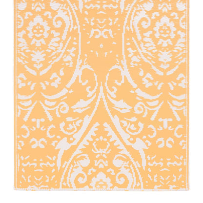 Outdoor Carpet ARAKIL Orange and White 160x230 cm PP