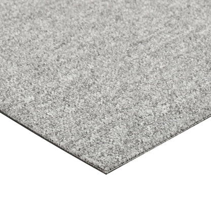 Carpet Floor Tiles 20 pcs 5 m² 50x50 cm Light Grey