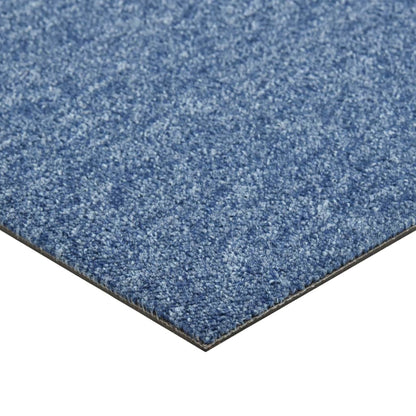 Carpet Floor Tiles 20 pcs 5 m² 50x50 cm Blue