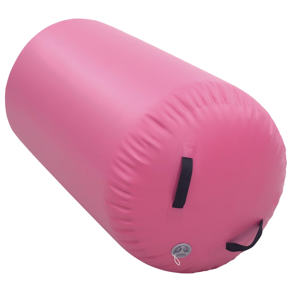 Inflatable Gymnastic Roll with Pump 120x90 cm PVC Pink