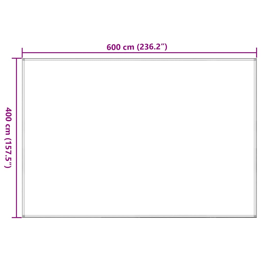Tent Carpet 400x600 cm Anthracite