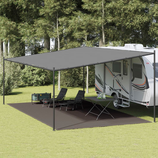 Tent Carpet 400x800 cm Anthracite HDPE