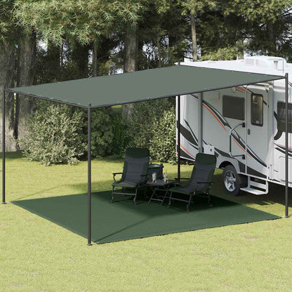 Tent Carpet 400x400 cm Dark Green HDPE
