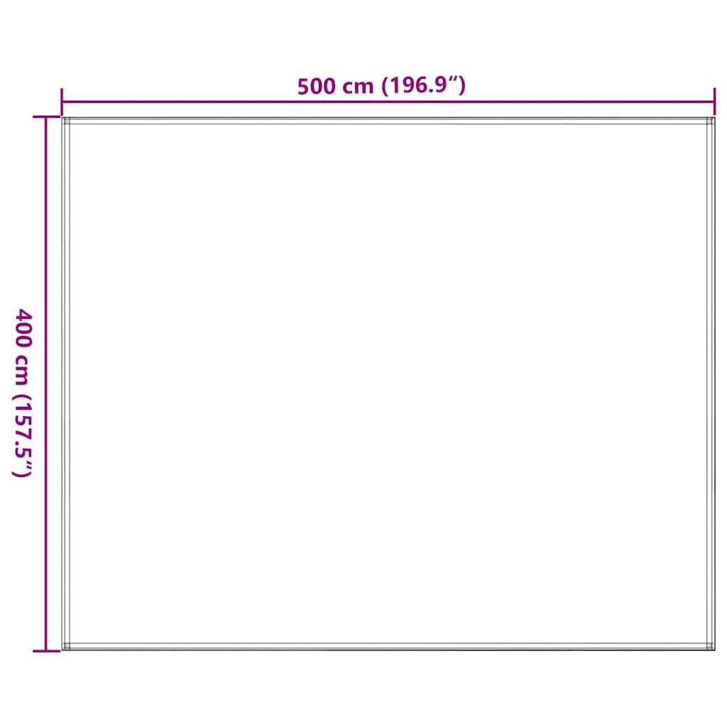 Tent Carpet 400x500 cm Dark Green HDPE