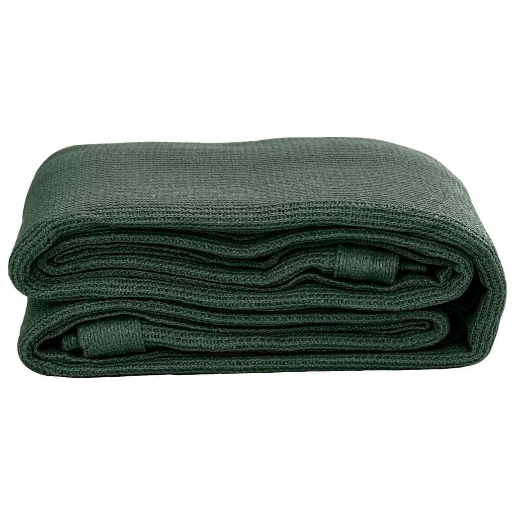 Tent Carpet 400x700 cm Dark Green HDPE
