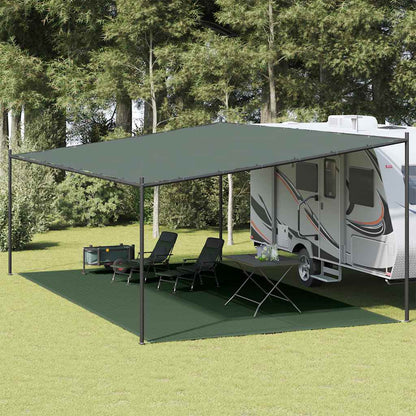 Tent Carpet 400x800 cm Dark Green HDPE