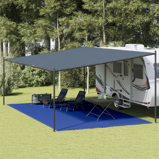 Tent Carpet 400x700 cm Blue HDPE