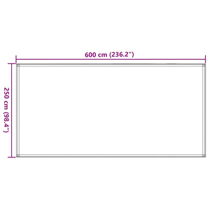 Tent Carpet 250x600 cm Taupe