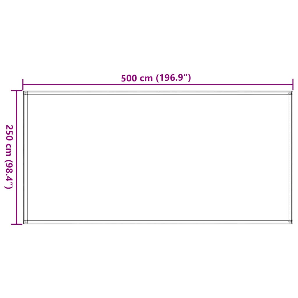 Tent Carpet 250x500 cm Beige
