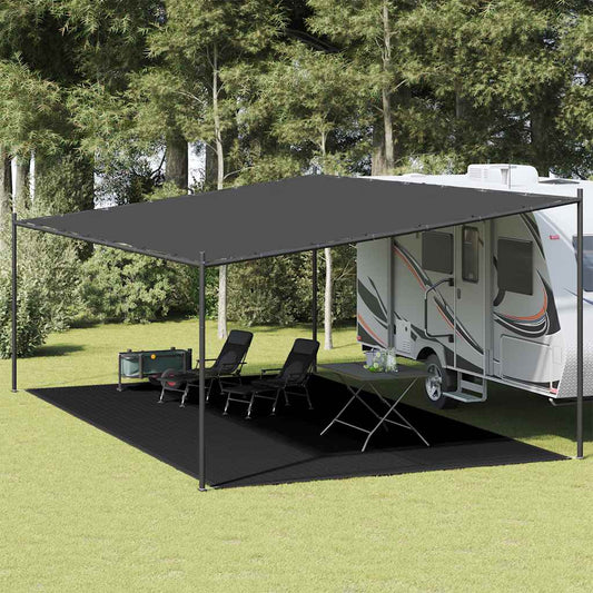 Tent Carpet 400x800 cm Black HDPE
