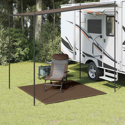 Tent Carpet 200x200 cm Brown