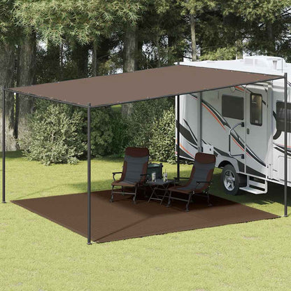 Tent Carpet 400x400 cm Brown
