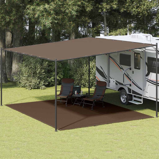 Tent Carpet 400x500 cm Brown