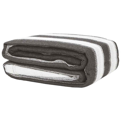 Tent Carpet 200x200 cm Anthracite and White