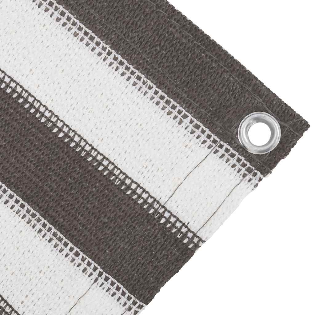 Tent Carpet 200x200 cm Anthracite and White