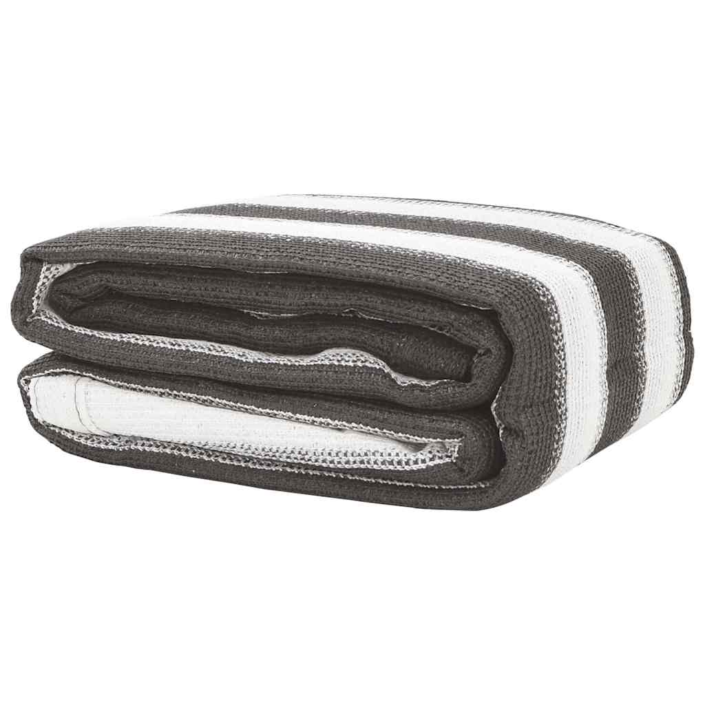 Tent Carpet 250x300 cm Anthracite and White